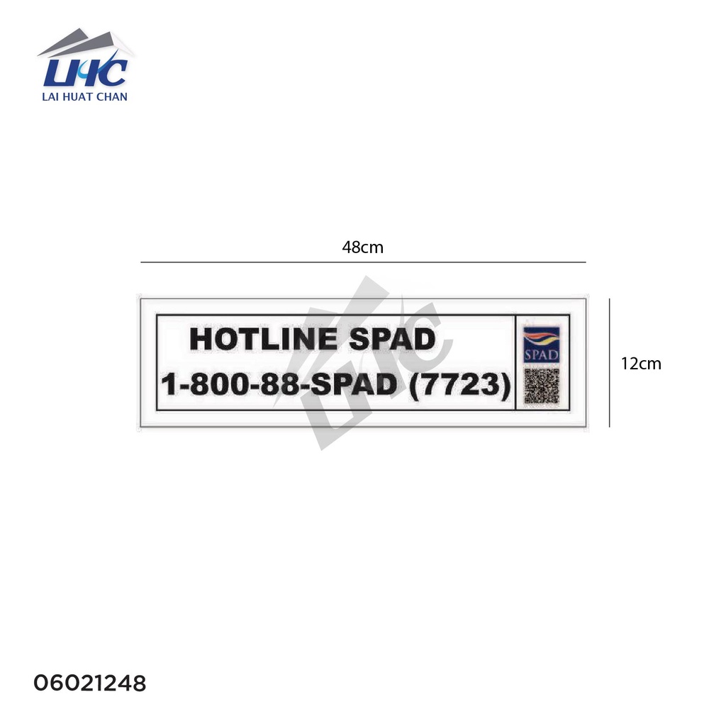 SPAD Big Sticker 12cm x 48cm (2pcs) | Shopee Malaysia