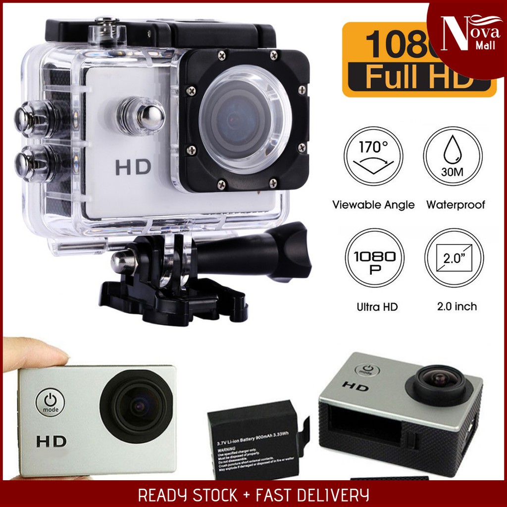 Full HD 1080P Action Sport Camera Gopro Waterproof Video Recorder