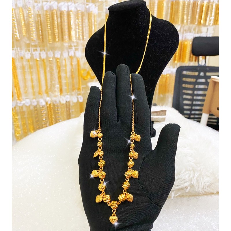 RANTAI LEHER BOBA LOVE RAMBU LABUH COP 916 | Shopee Malaysia