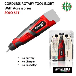E12RT Cordless Rotary Tool With Accessories 12V - Europa HILT