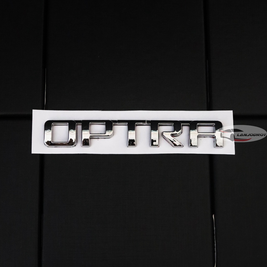 โลโก้ OPTRA สีโครเมี่ยม สําห ติดท้าย CHEVROLET OPTRA เชฟโรเลต ออพตร้า ...