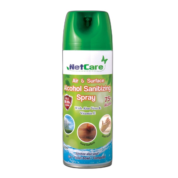 Nozomi Netcare Air & Surface Alcohol Sanitizing Disinfectant Spray ...