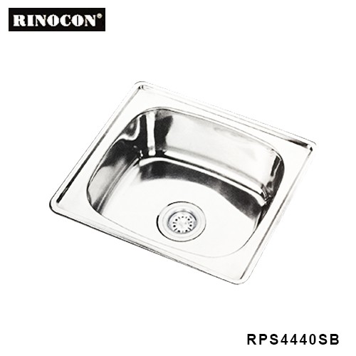 RINOCON Stainless Steel Single Bowl Sink (RPS4440SB) | Shopee Malaysia
