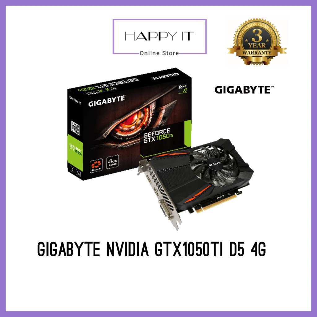 Gigabyte geforce gtx 1050 best sale ti d5 4g nvidia