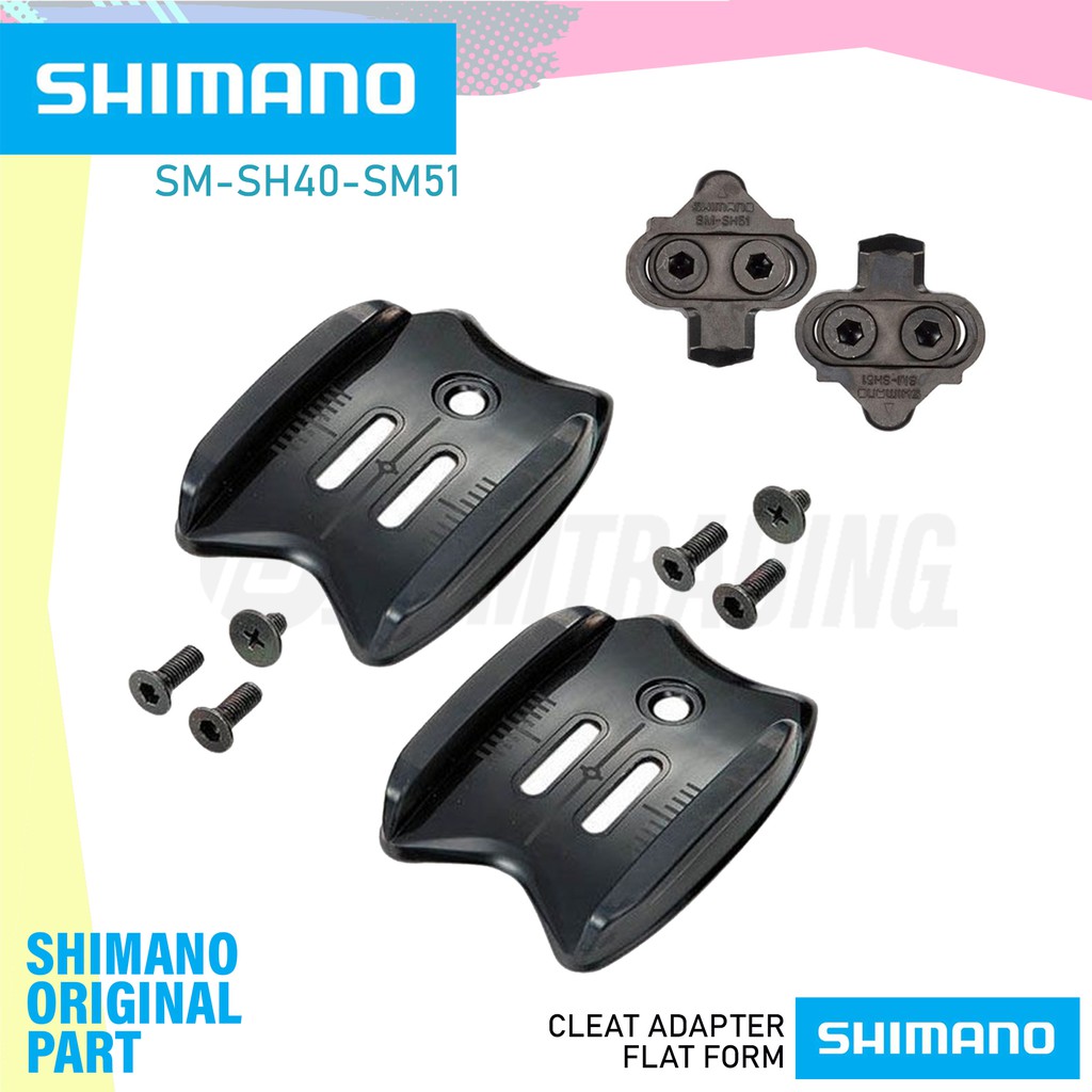 SHIMANO SM SH40 CLEAT ADAPTER FLAT FORM ADAPTER SPD CLEATS SH40 ORIGINAL Shopee Malaysia