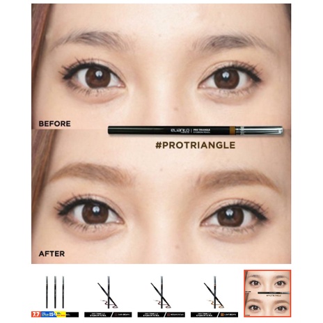 🔥REDUCE TO CLEAR [READY STOCK-100% 🔥ELIANTO Pro Triangle Eyebrow Pencil ...