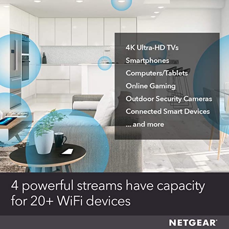 Netgear Eax20 extender mesh wireless WiFi signal amplifier enhanced ...