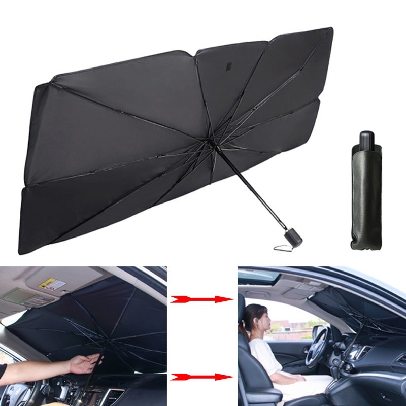 itop Size 133Cmx80Cm Car Parasol Auto Front Windshield Sun Shade