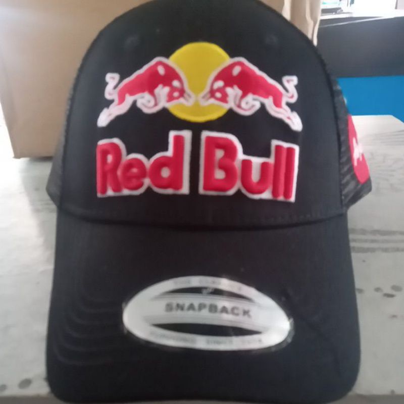 RED BULL HALF MESH CAP | Shopee Malaysia