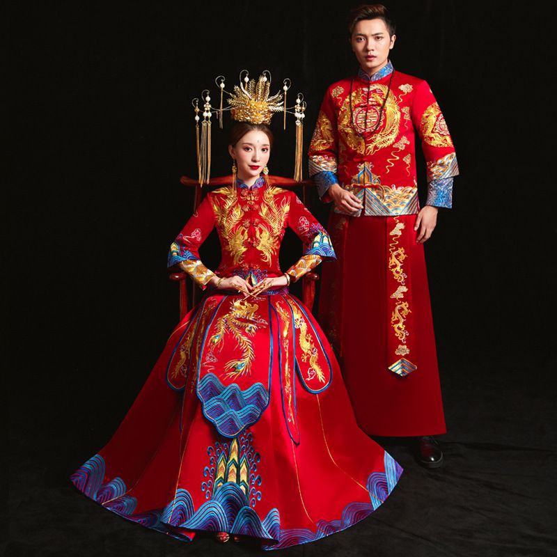 Chinese traditional outlet wedding clothes