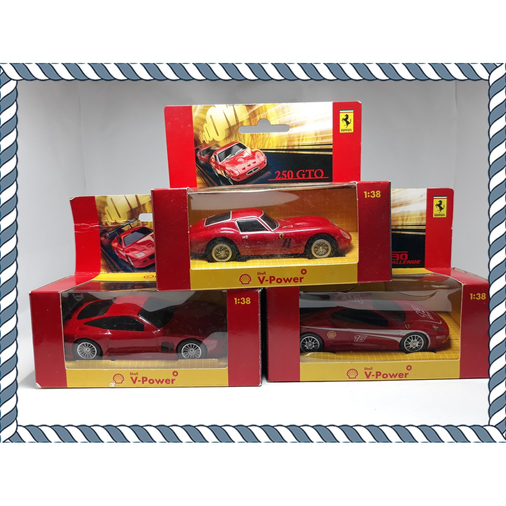 Kit Miniaturas Ferrari - Coleção Shell V-power New2speed F1  Jm