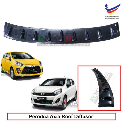 Perodua Axia 2014 Vortex Generator Shark Fin Aerodynamic Rear Top Roof ...