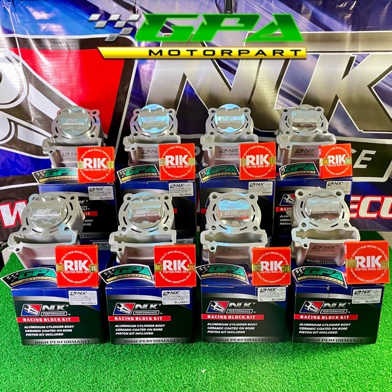 NLK PERFORMANCE SUPER CERAMIC ULTRA+ BLOCK V1 SET Y15 LC135 65+8 68+8 ...
