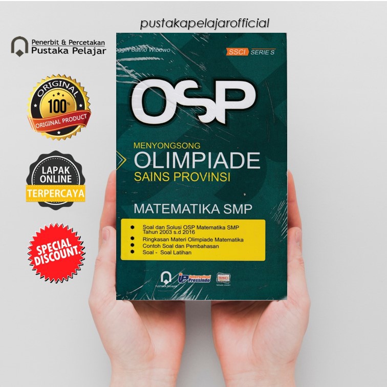 ORIGINAL OSP BOOK TOWARDS SCIENCE OLYMPIADE SMP MATHEMATICS PROVINCE ...