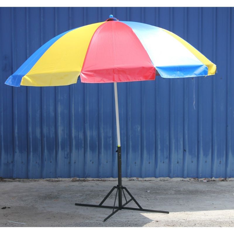 Full Set 7 ft Umbrella (2.1m) gradeAA Round Night Market Round Umbrella