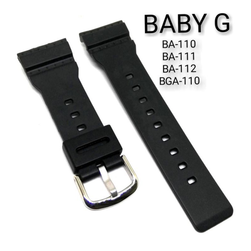 Tali jam tangan baby g model BA 110 BA 111 BA 112 BGA 110 watch strap replacement Shopee Malaysia