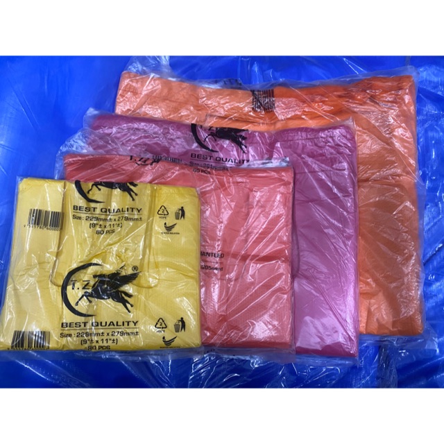 Ready Stock Plastic Bag Beg Plastik Bertangkai Beg Bungkus Colour Hitam ...