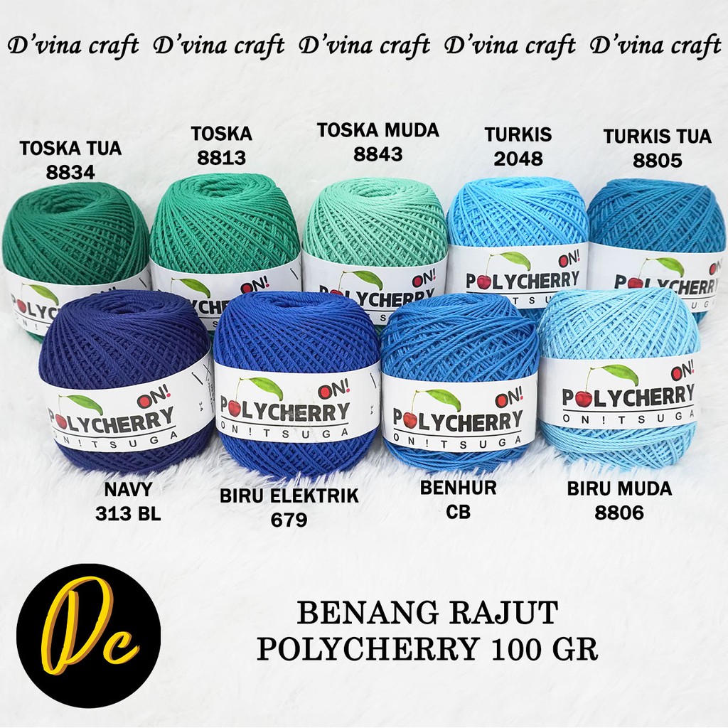 Onitsuga POLYCHERRY Knitting Yarn 100 GR | Shopee Malaysia