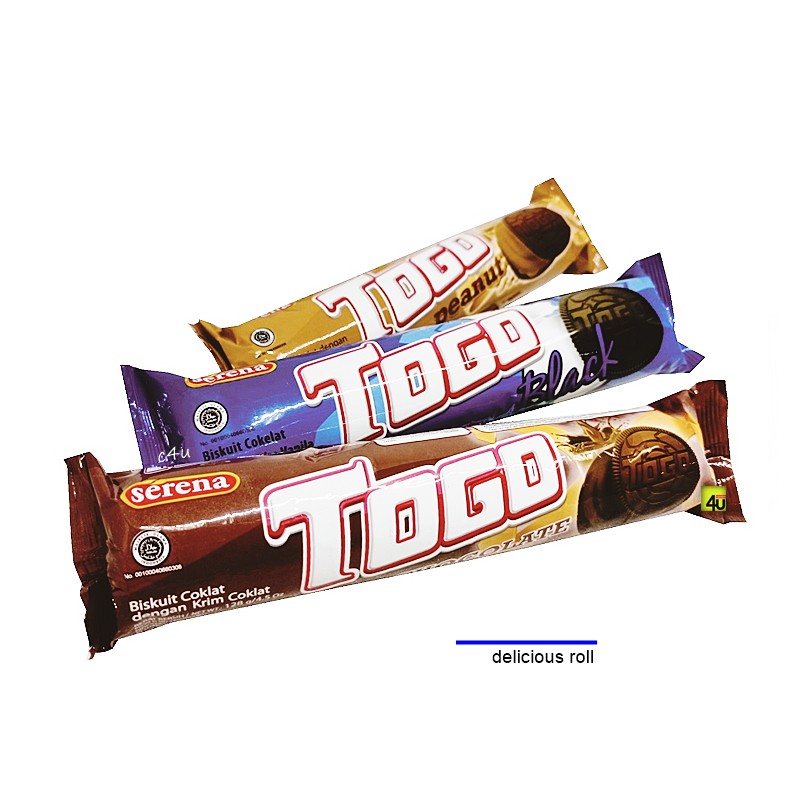 Serena TOGO - Chocolate Sandwich Biscuit To Go - 128 gr ROLL | Shopee ...