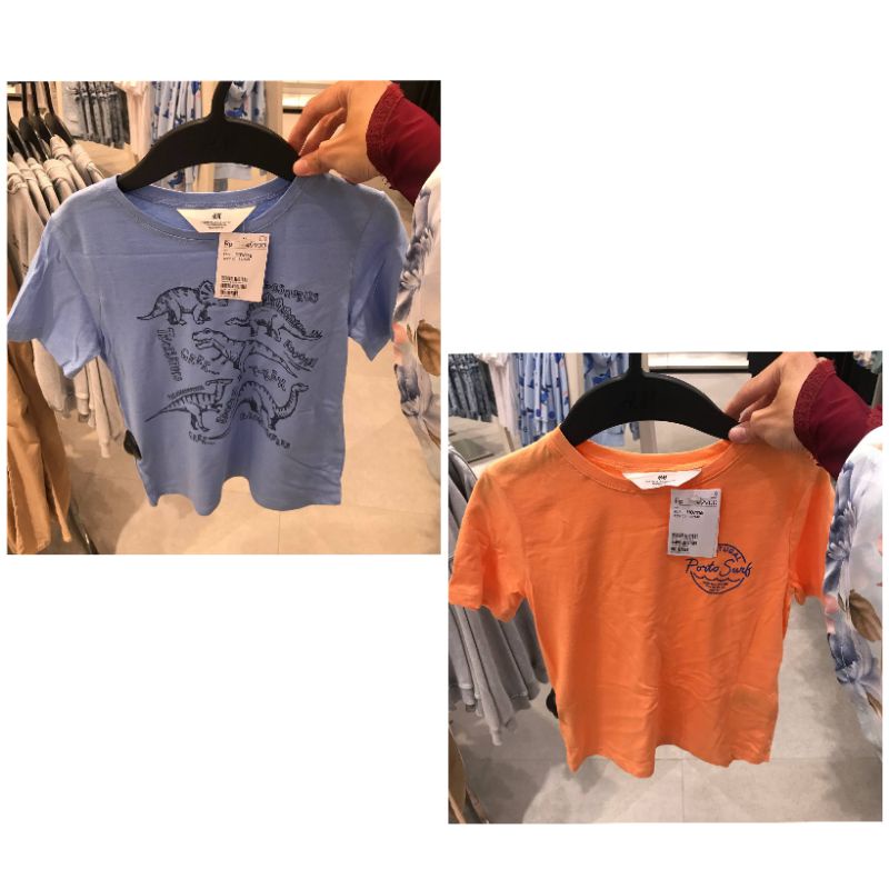 H&m Original || T-shirt hnm kids original store (4-10Y) | Shopee Malaysia