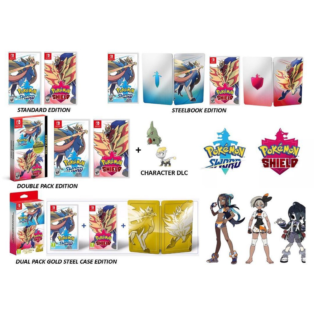 Pokemon sword and hot sale shield double pack