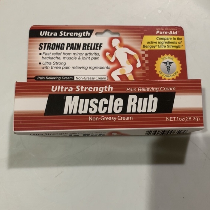 Muscle Rub BENGAY Cream Pure Aid by Kareway Sheffield Natureplex