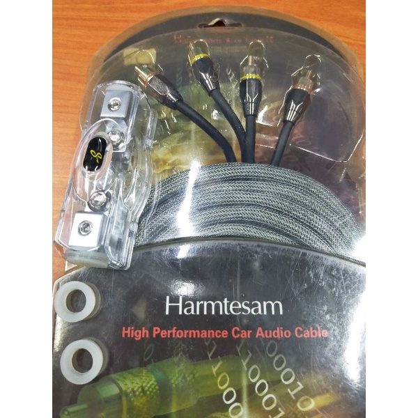 4.5meter Car Audio RCA Cable Copper Head WOOFER POWER AMP AMPLIFIER