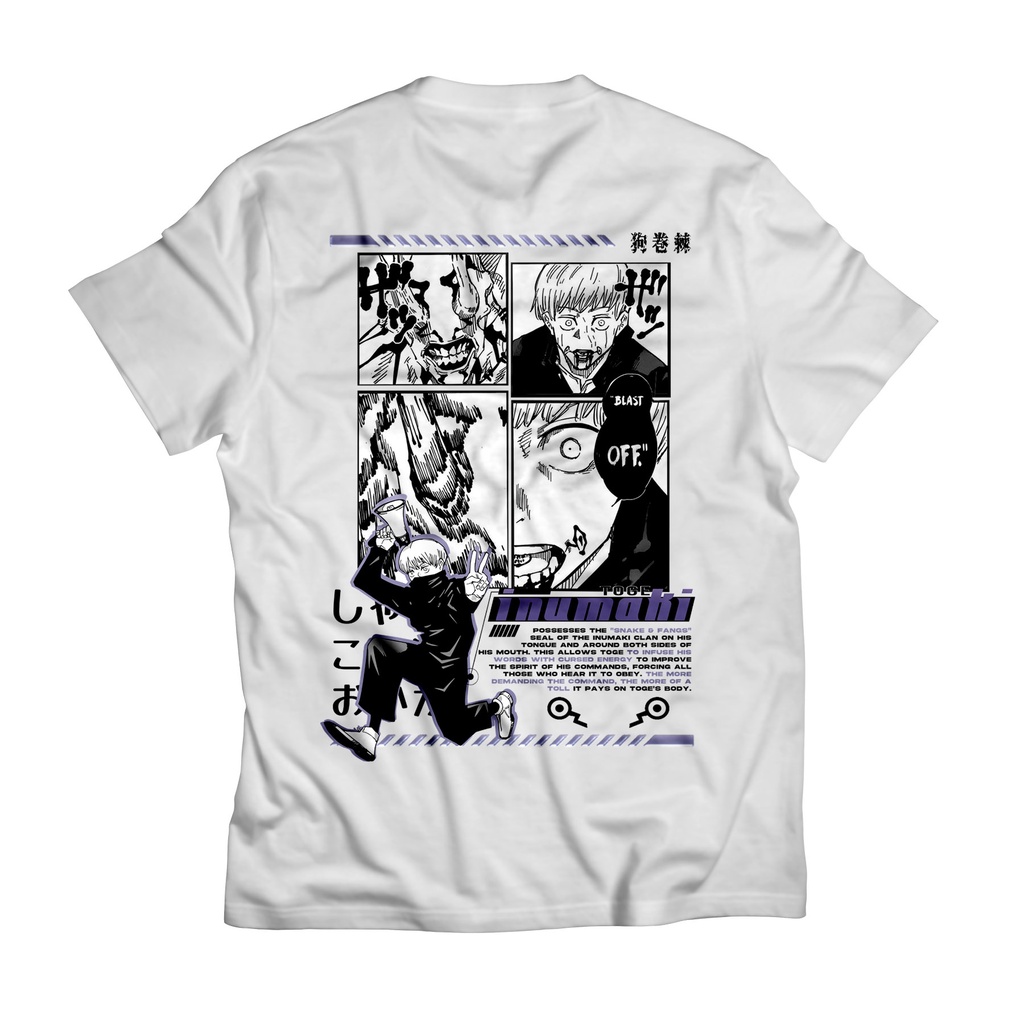 Toge Inumaki | Jujutsu Kaisen Streetwear UNISEX Tee | Shopee Malaysia