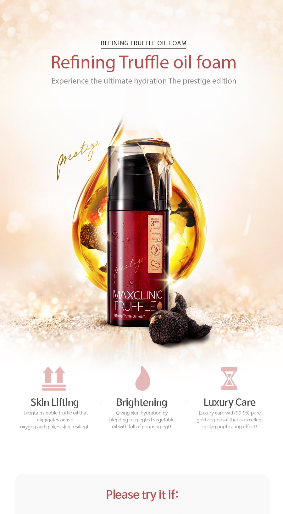 MAXCLINIC Refining Truffle Oil Foam Cleanser 110g | Shopee Malaysia