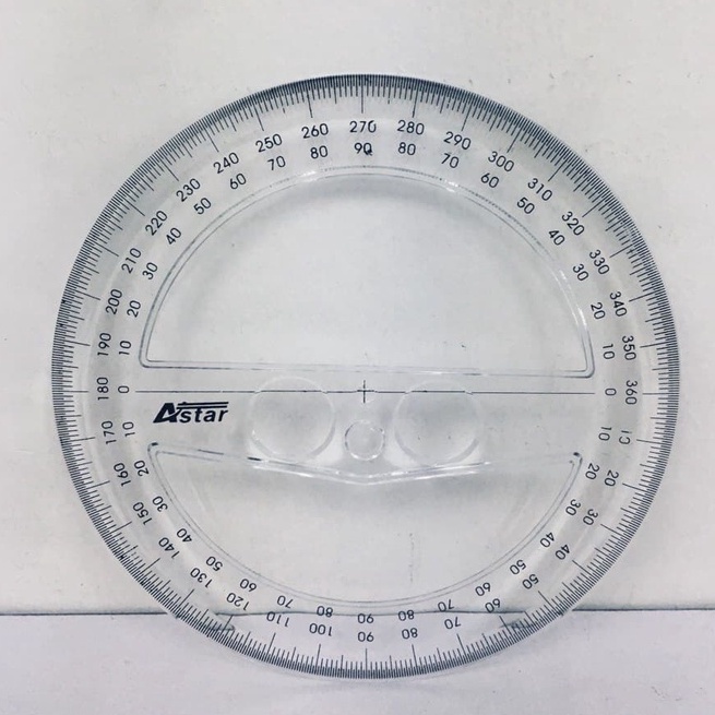 Small Transparent Triangular Prism Ruler Architect Scale Ruler 0