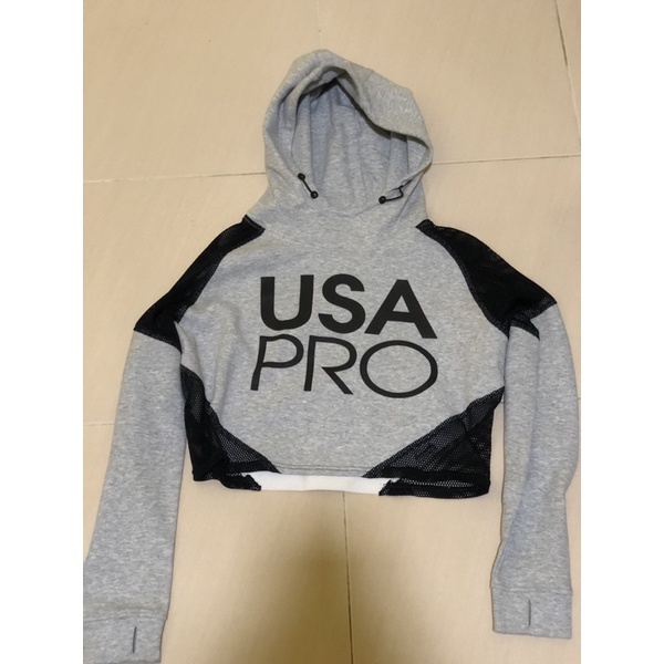 Usa pro cropped hoodie sale