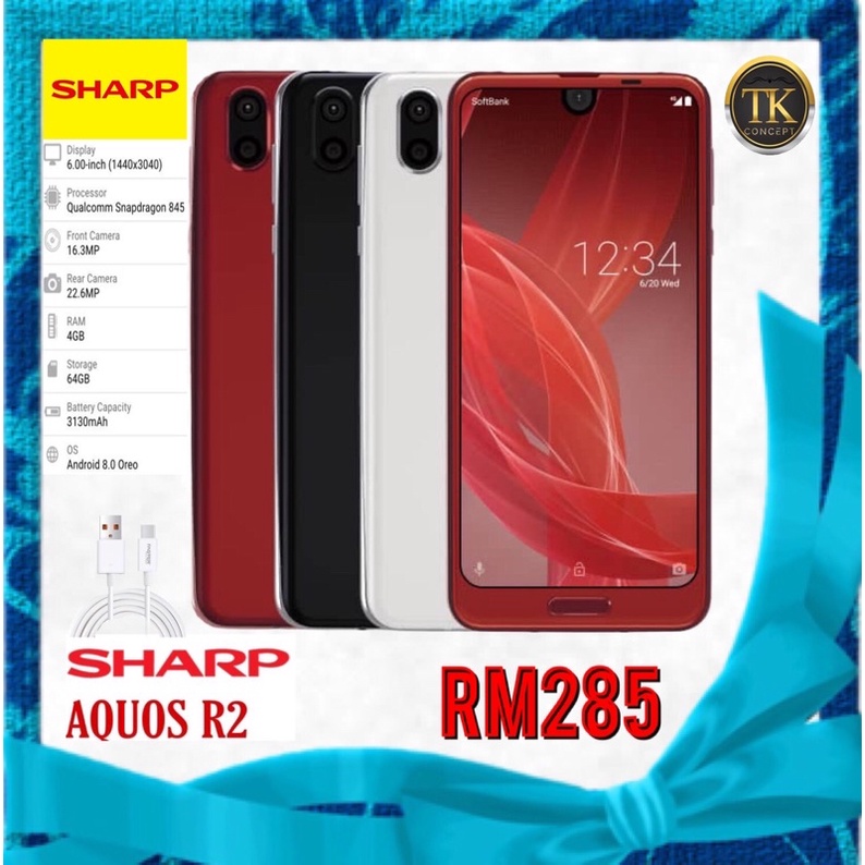 Sharp Aquos R2 4GB+64GB (Original USED ) | Shopee Malaysia