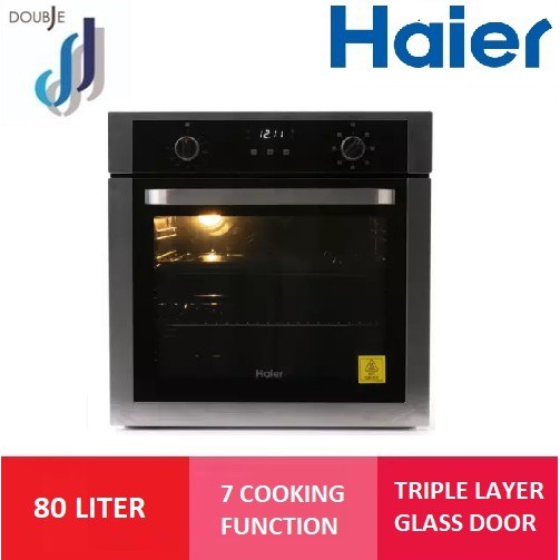 HAIER BUILT IN OVEN HWO60S7EX1 80L 60CM 7 FUNCTION Shopee Malaysia