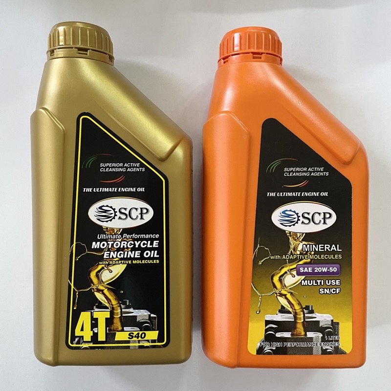 SCP Engine Oil 4T Minyak Hitam SCP S40 / Sae 20W-50 | Shopee Malaysia