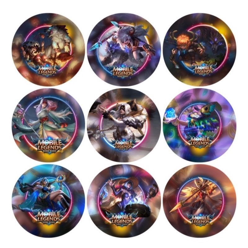 MLBB Keychain(tepi2.50)/pin(tepi1.00) mobile lagend 58MM V11 | Shopee ...