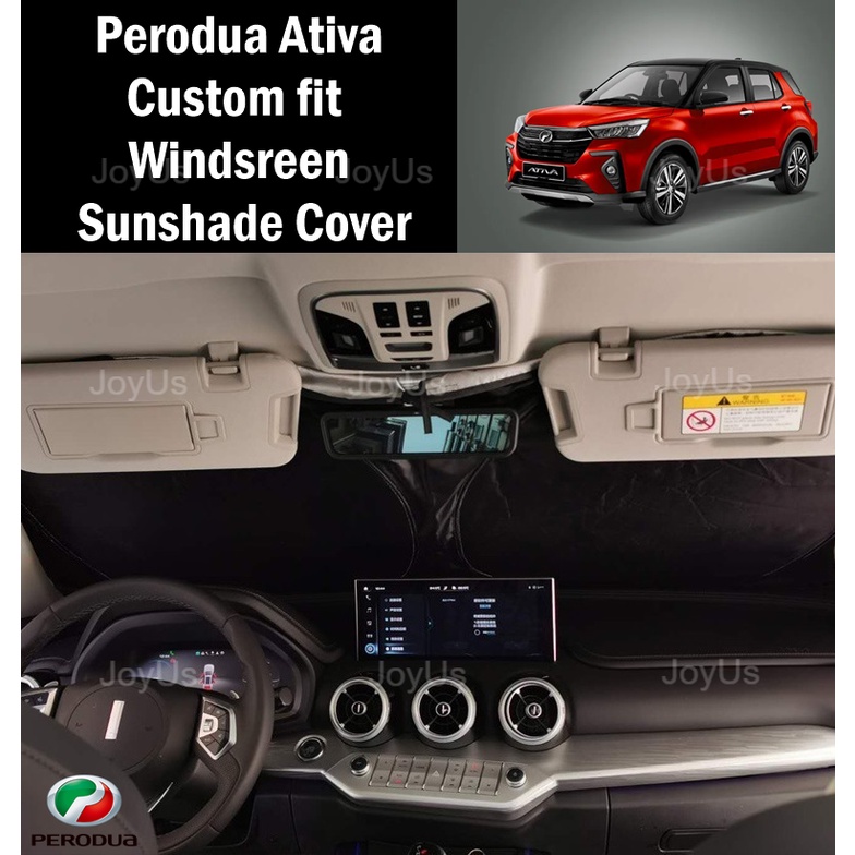 Perodua Ativa Custom Fit Windscreen Sunshade Cover | Shopee Malaysia