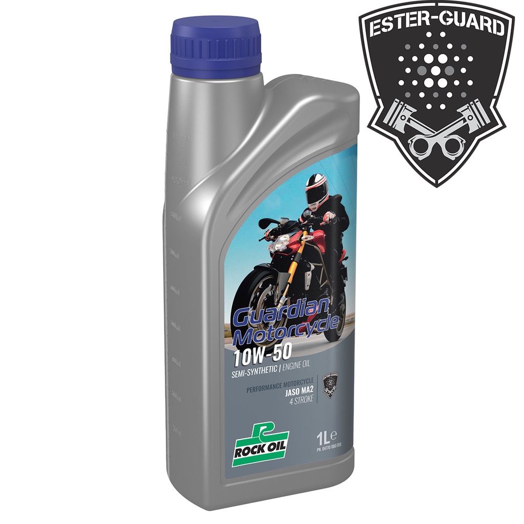 Rock Oil Guardian Motorcycle 10W50 (1L) (Semi-Synthetic) (Ester-Guard ...