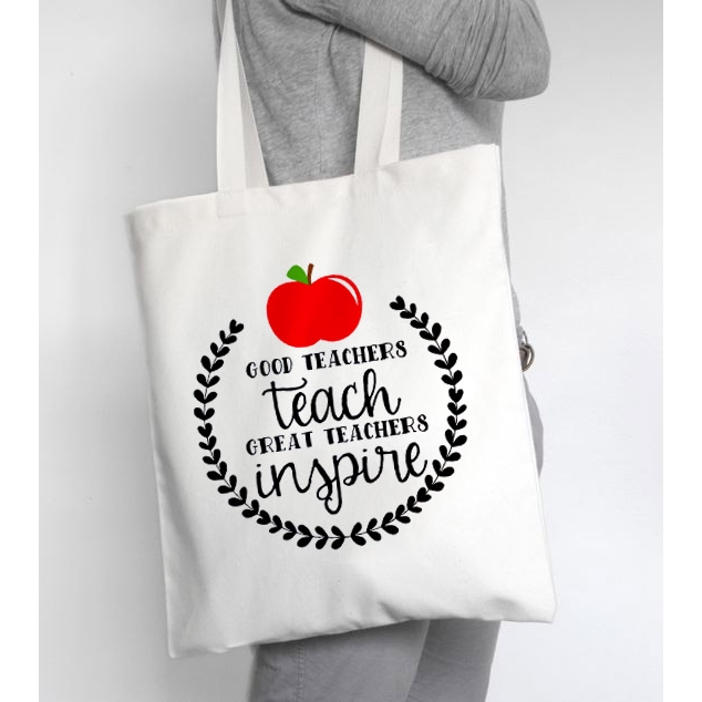 Teacher Tote Bag New Women's Casual Canvas Shoulder Tote Bag Lady