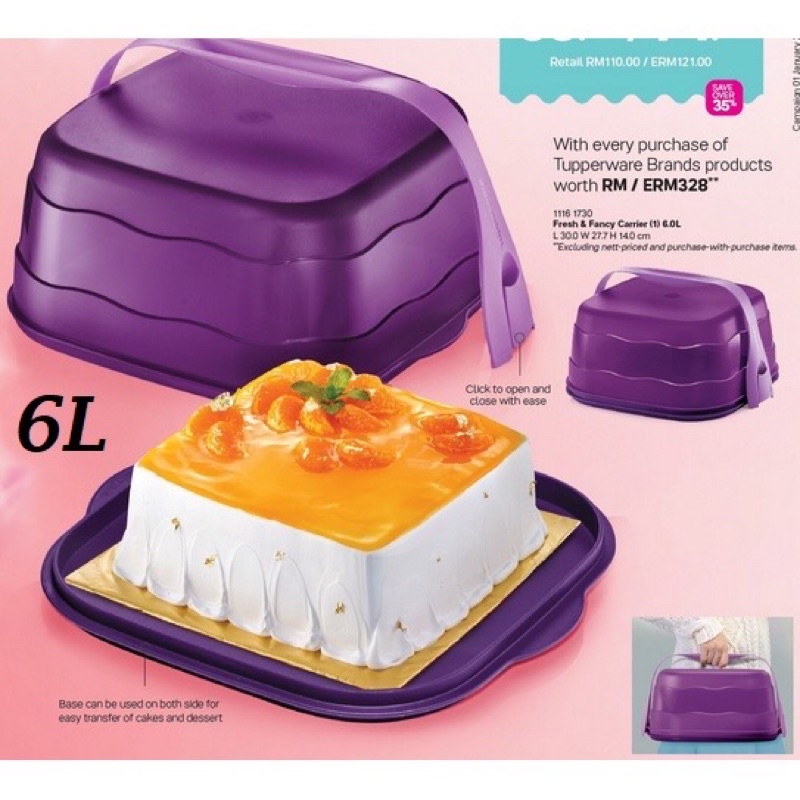 Tupperware cake carrier new arrivals