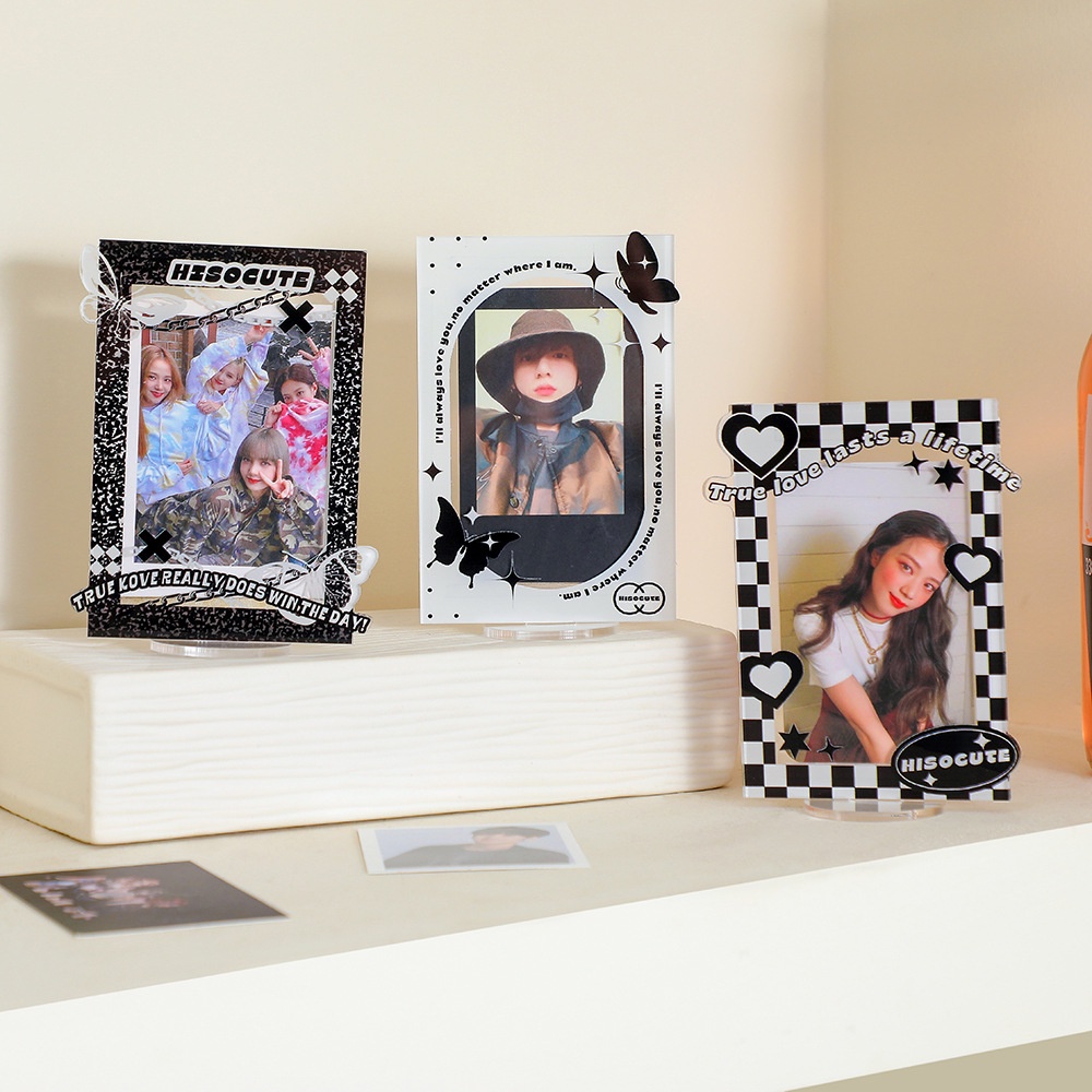 Checkerboard 3 Inch Acrylic Photo Frame DIY Kawaii Idol Photocard ...
