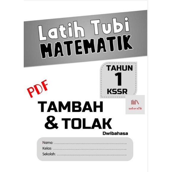 Pdf Latih Tubi Matematik Tambah Tolak Tahun 1 Dwibahasa Shopee Malaysia