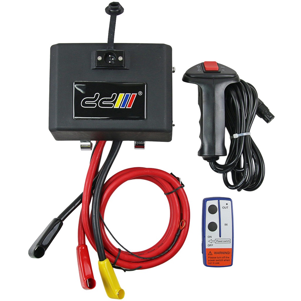 12V/24V Electric Winch Relay Solenoid Control Box Up To 15000lbs Suitable For Warn Tmax Iron Man