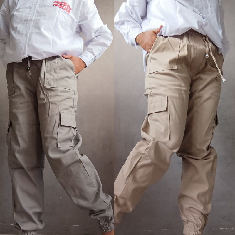 Cargo ISANA BIG PANTS / Women PANTS / Long CARGO PANTS / CARGO PANTS ...