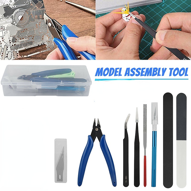  Esoca 16Pcs Gundam Tool Kit with Marker Hobby Building