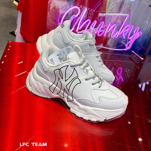 [100 Authentic from Korea] MLB 老爹鞋Bigball Chunky New York Logo (With