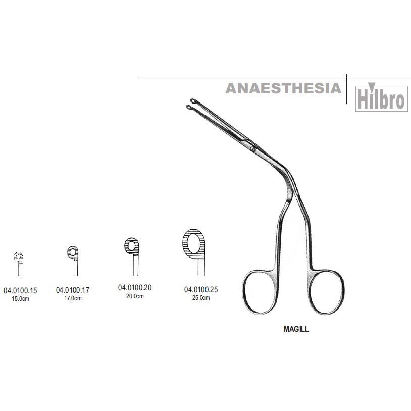 Hilbro | Magill Catheter Introducing Forceps | Available In 4 Sizes ...