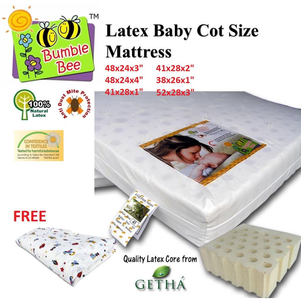 Bumble Bee Latex Mattress Free FITTED SHEET Shopee Malaysia