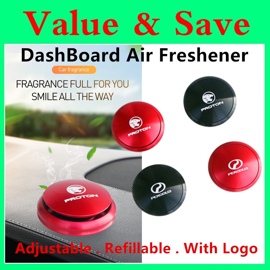 Car Air Freshener Zinc Alloy wangi dashboard Perfume Pewangi Kereta
