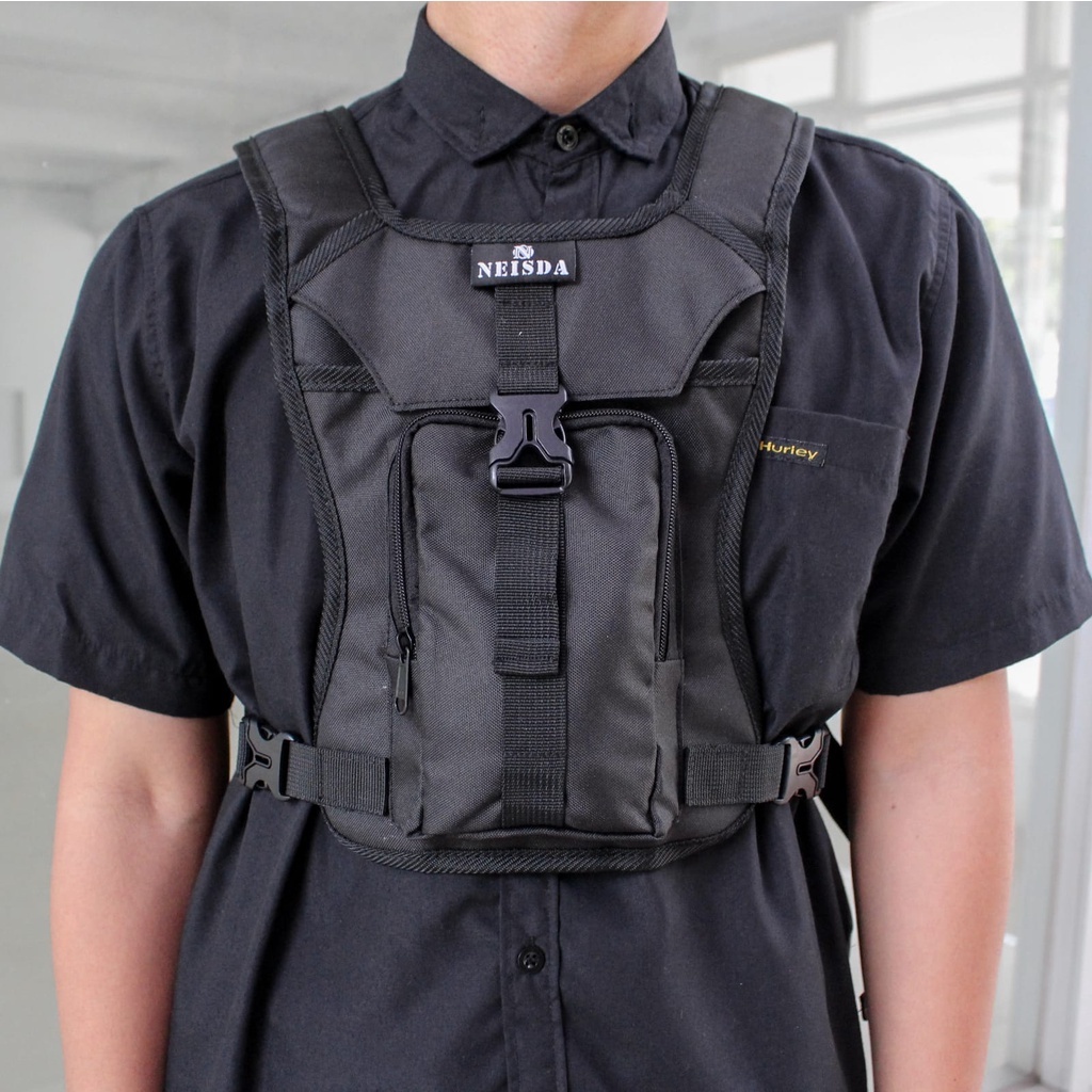 Alucard CHEST BAG/CHEST RIG BAG/PREMIUM Multifunction BIKER Motorcycle