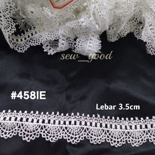 White Polyester Lace Renda Putih Princess Lace Ready Stock Malaysia Renda  Langsir 白色花边蕾丝